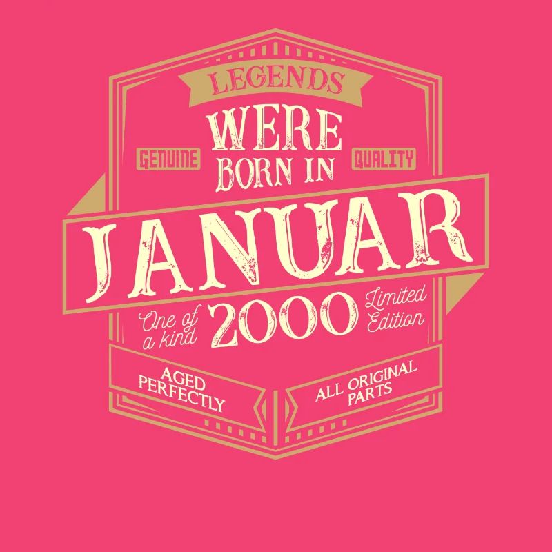 Januar 2000 Geburtstag Mann