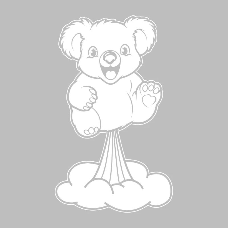 Koala ours arc-en-ciel pet