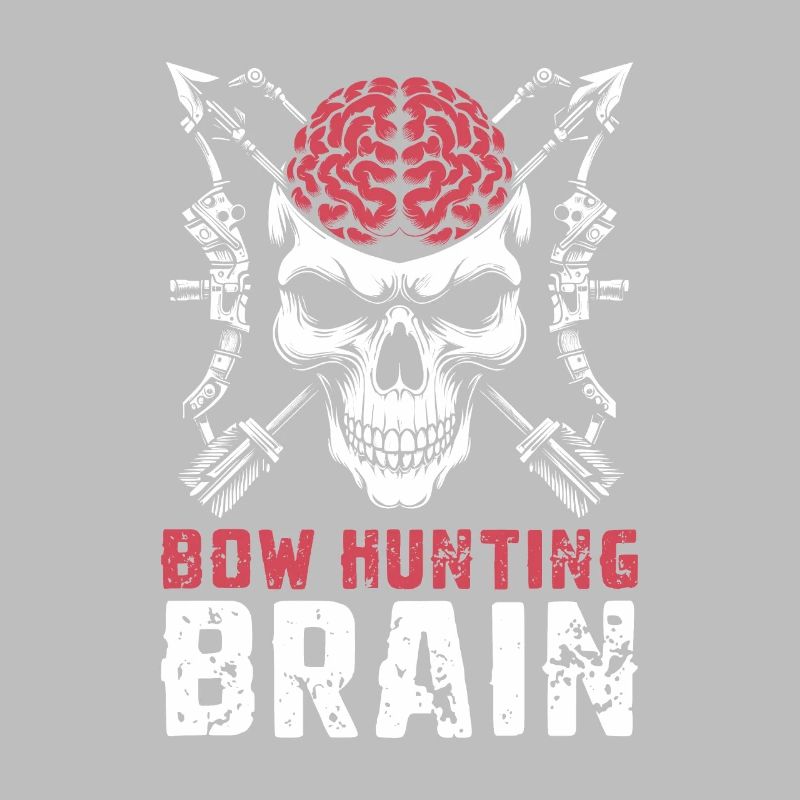 Bogenjagd Bogenjäger Schädel Bow Hunting Brain