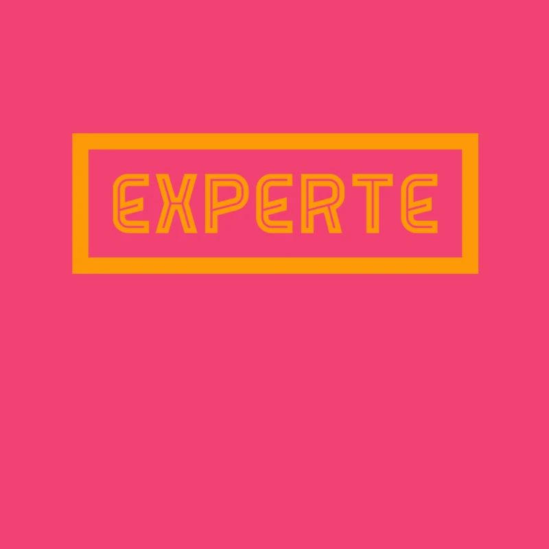vor dir steht ein Experte