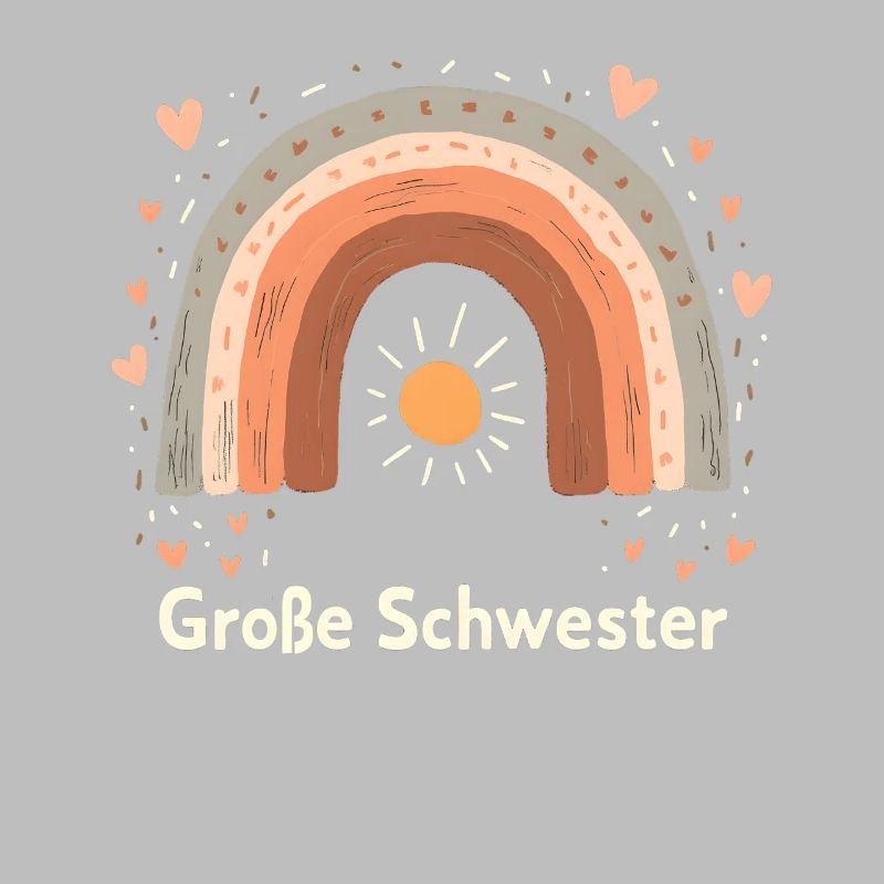 Große Schwester Regenbogen Boho
