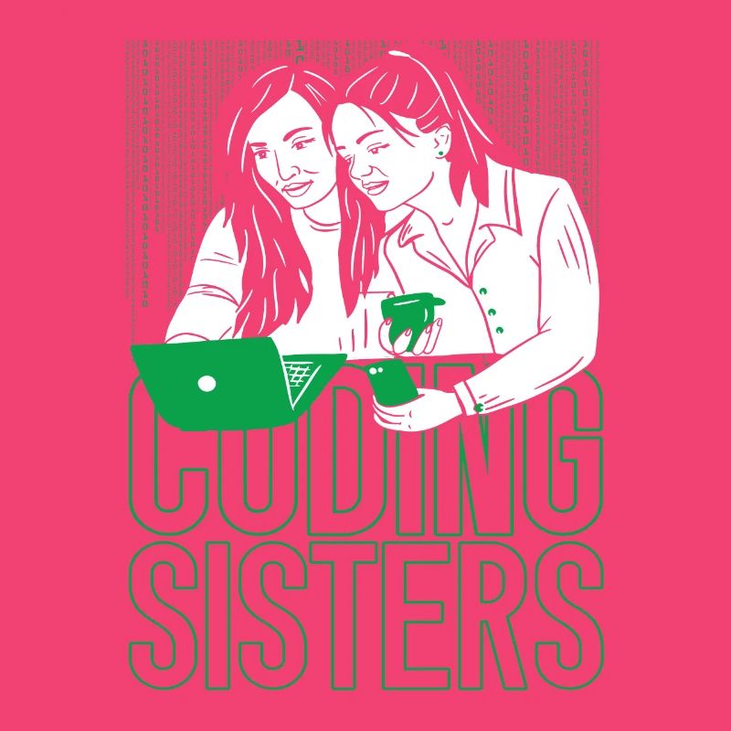 Développeur Coder Programmer Sisters