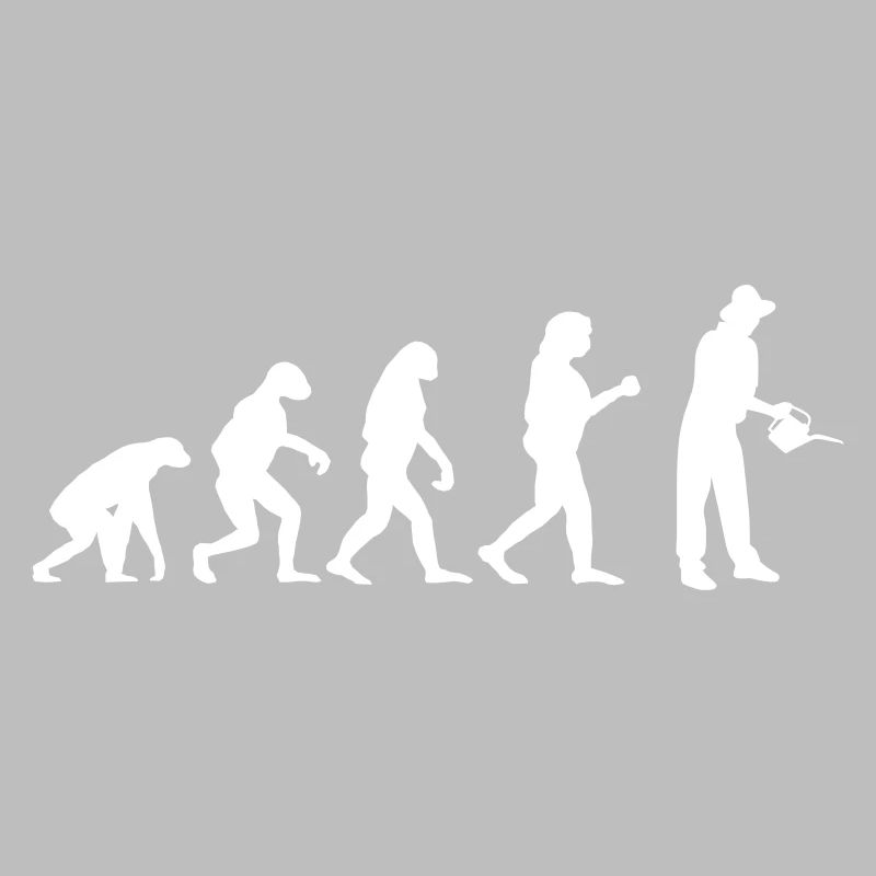 Gardener Garden Evolution Horticulture Plants Funny