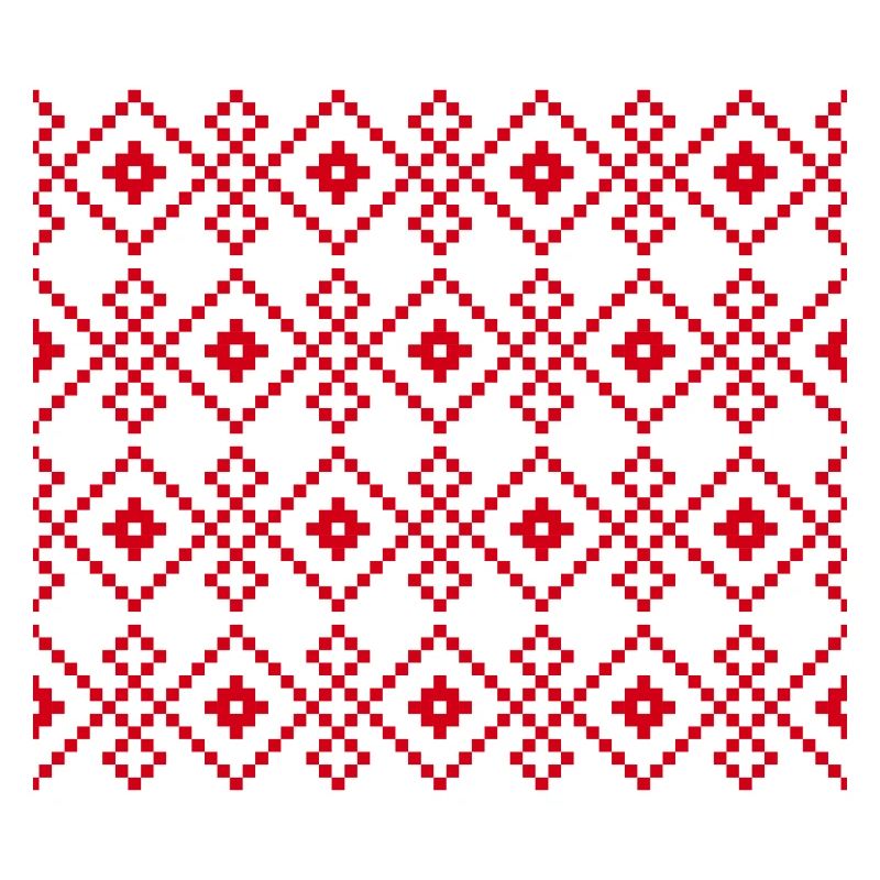 Pull uni de Noël (rouge)