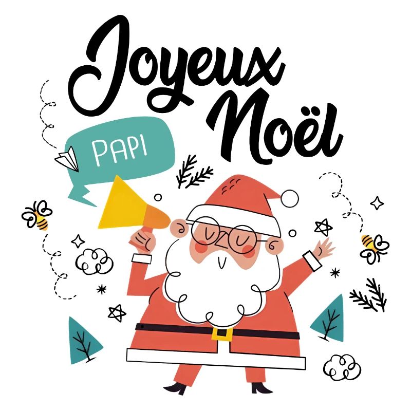 Joyeux Noël Papi Cadeau bébé petit enfant