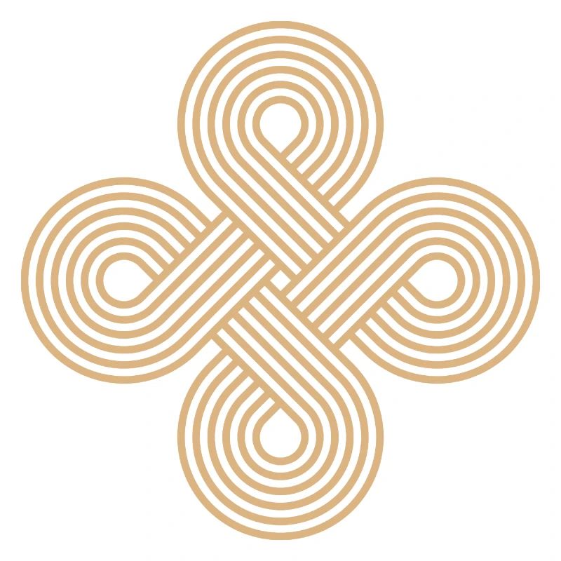 Infinite Circle Vortex Pattern Oro