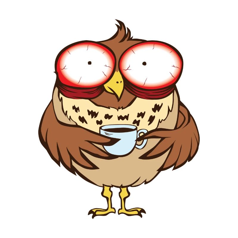 Eule Kaffee Tee
