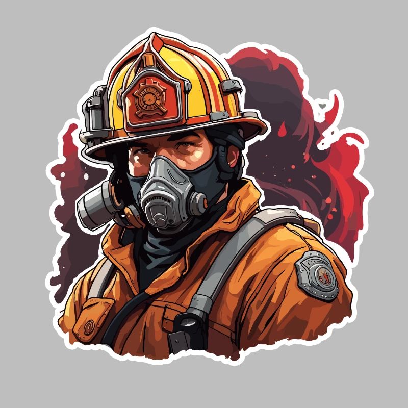 Firefighter / Fire / Fire / Extinguish / Hero