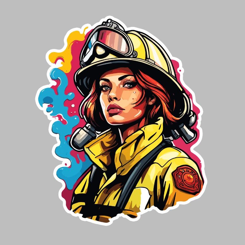 Firefighter / Fire / Fire / Extinguish / Heroine