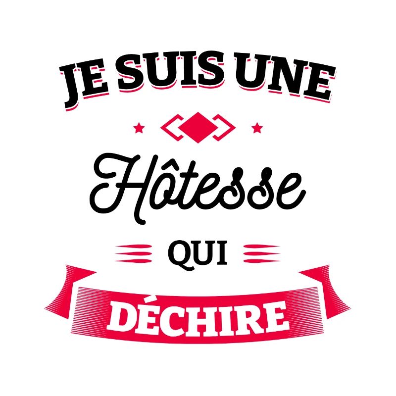 HÔTESSE QUI DÉCHIRE