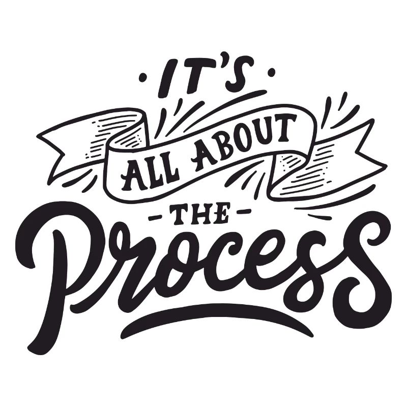 all about the process process motivation saying