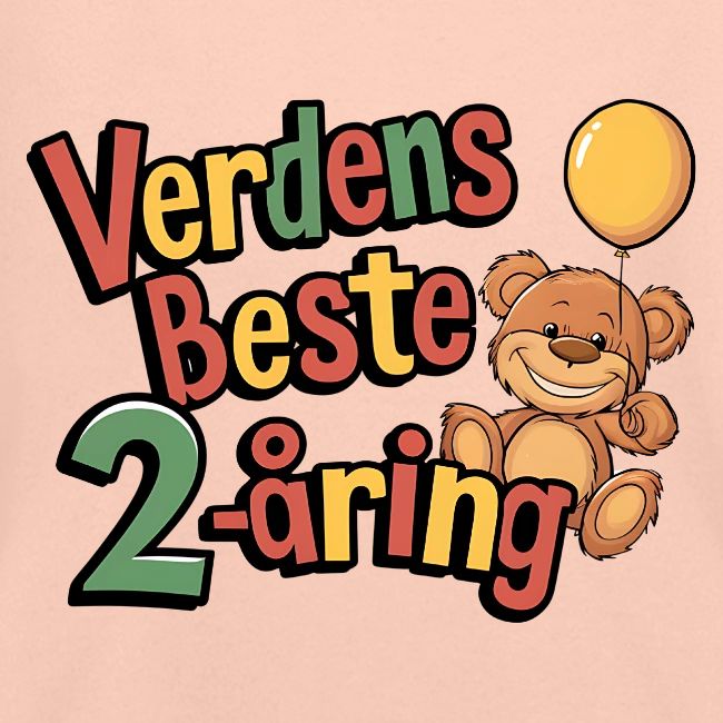 Verdens beste 2-åring - Gave til 2-åring