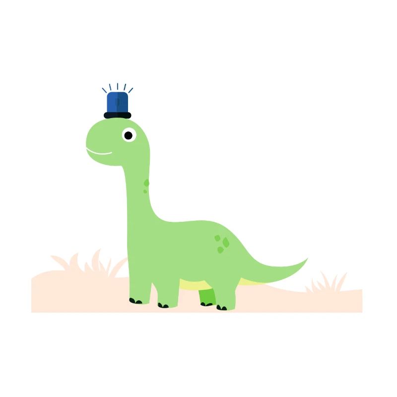 Dino im Gras | Geschenk, Geschenkidee
