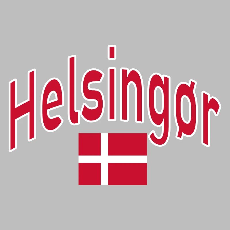 Drapeau du Danemark à Helsingør