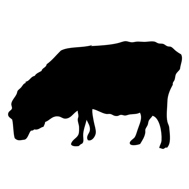 mouton silhouette ombre