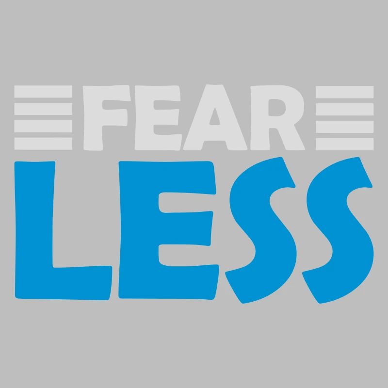 fearless Text Zitat Design