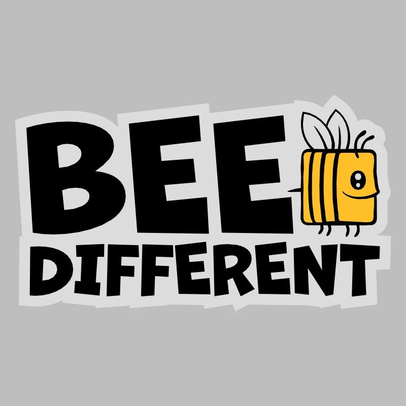 bee different Spruch Zitat