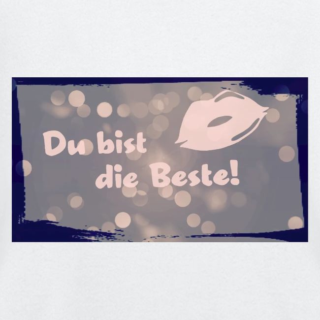 Du bist die Beste! Symbol und Muster