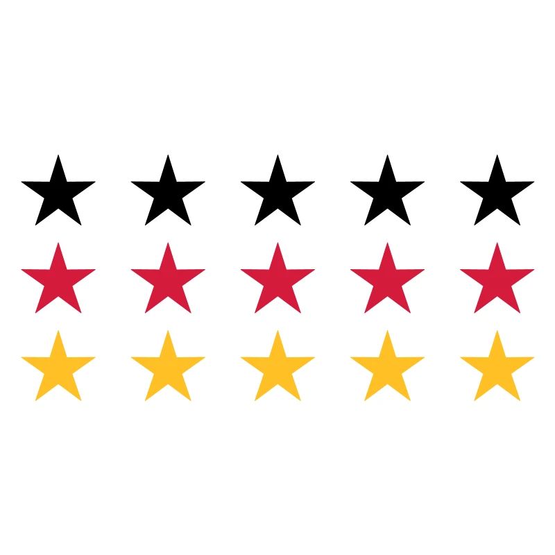 German Flag Stars Design