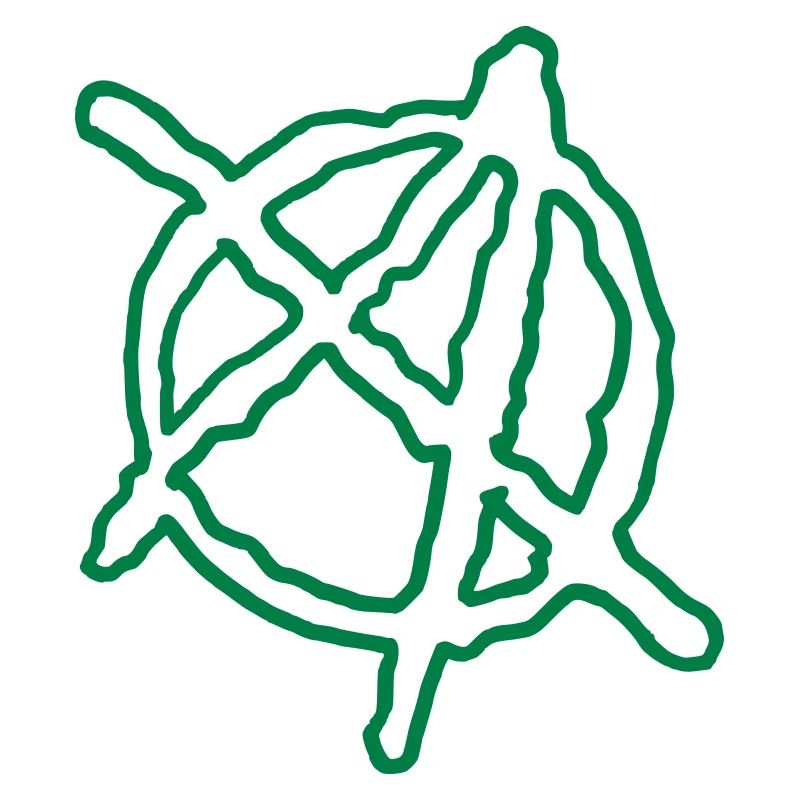 Anarchy Outline Hand Drawn