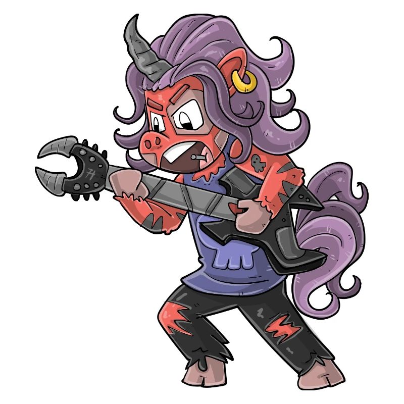 Rock Einhorn / Rockendes Einhorn