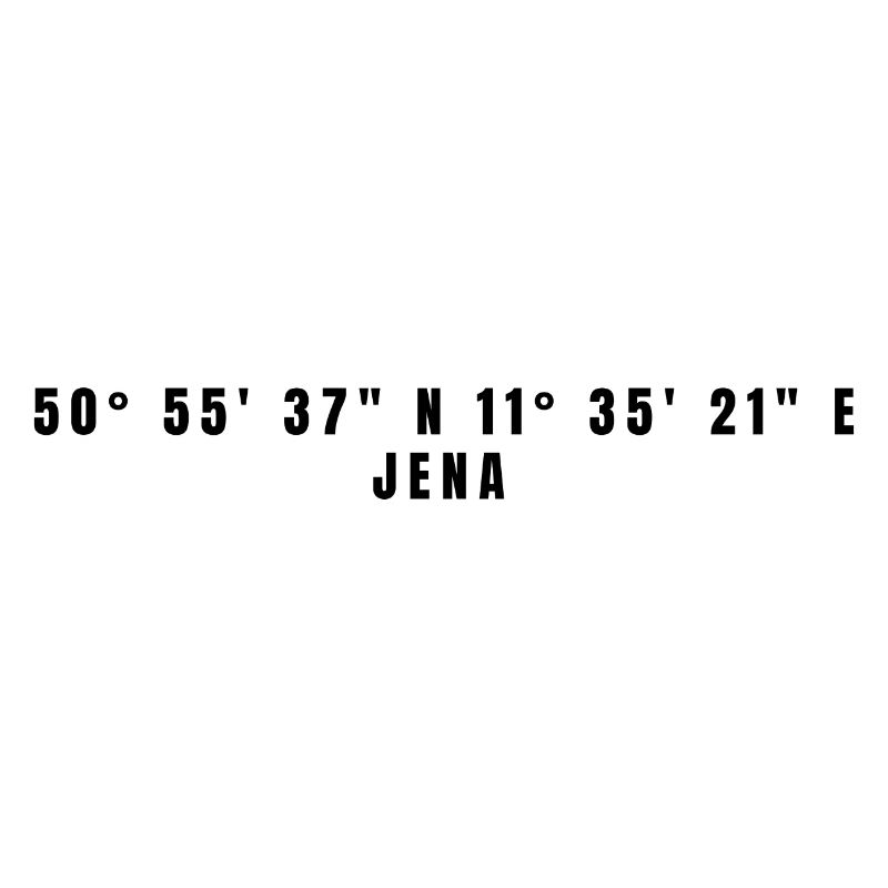 Iéna, Thuringe Coordonnées