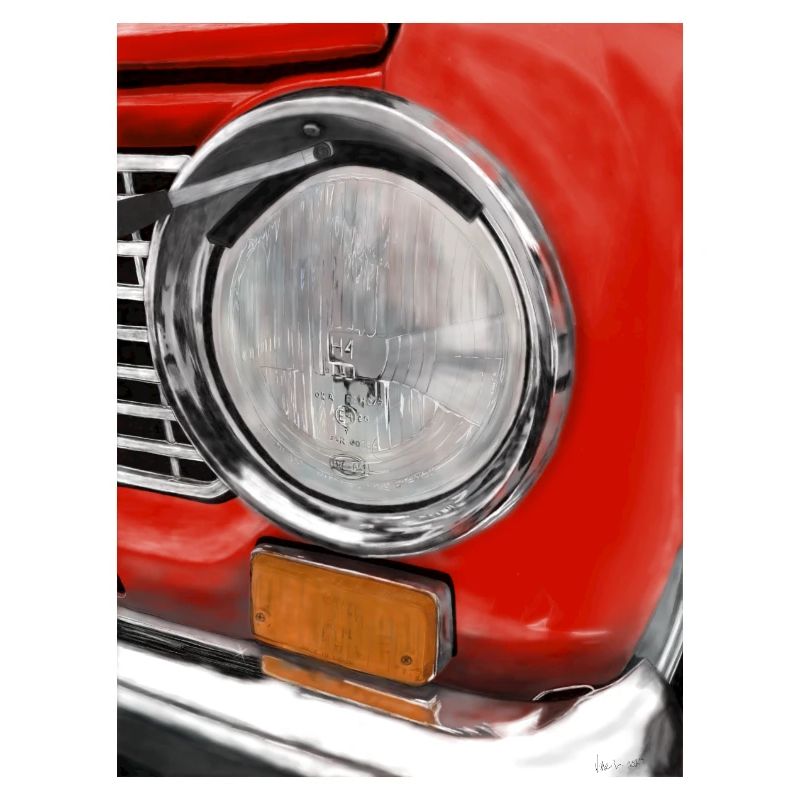 Lada headlight