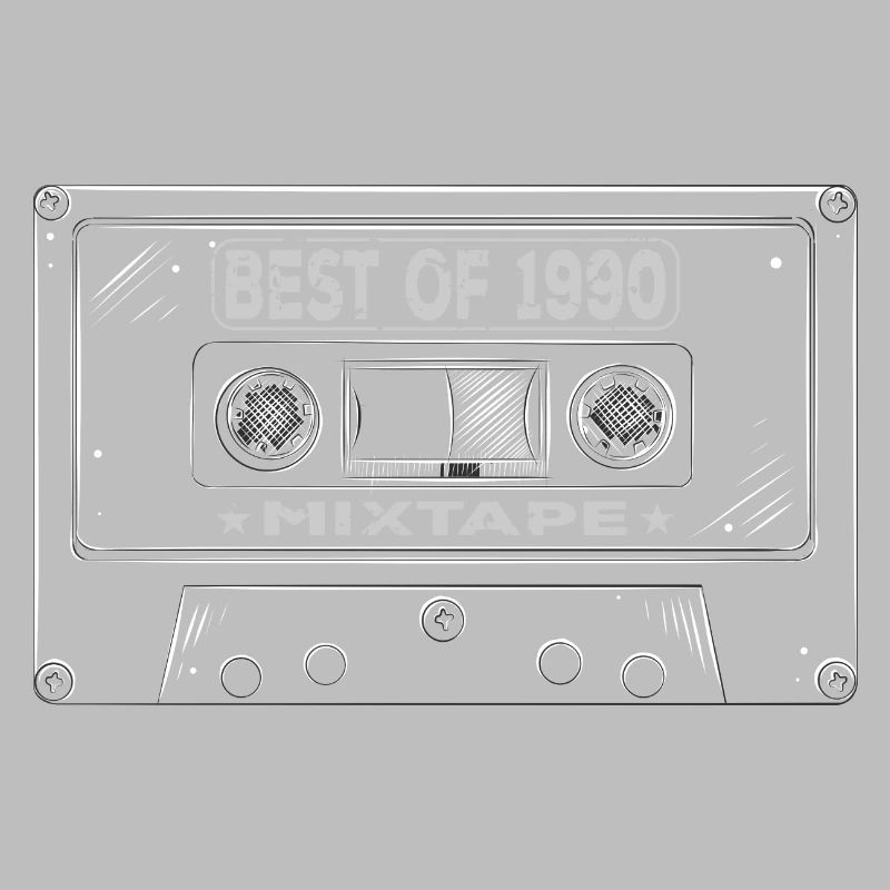 1990 Birthday Mixtape Cassette Retro