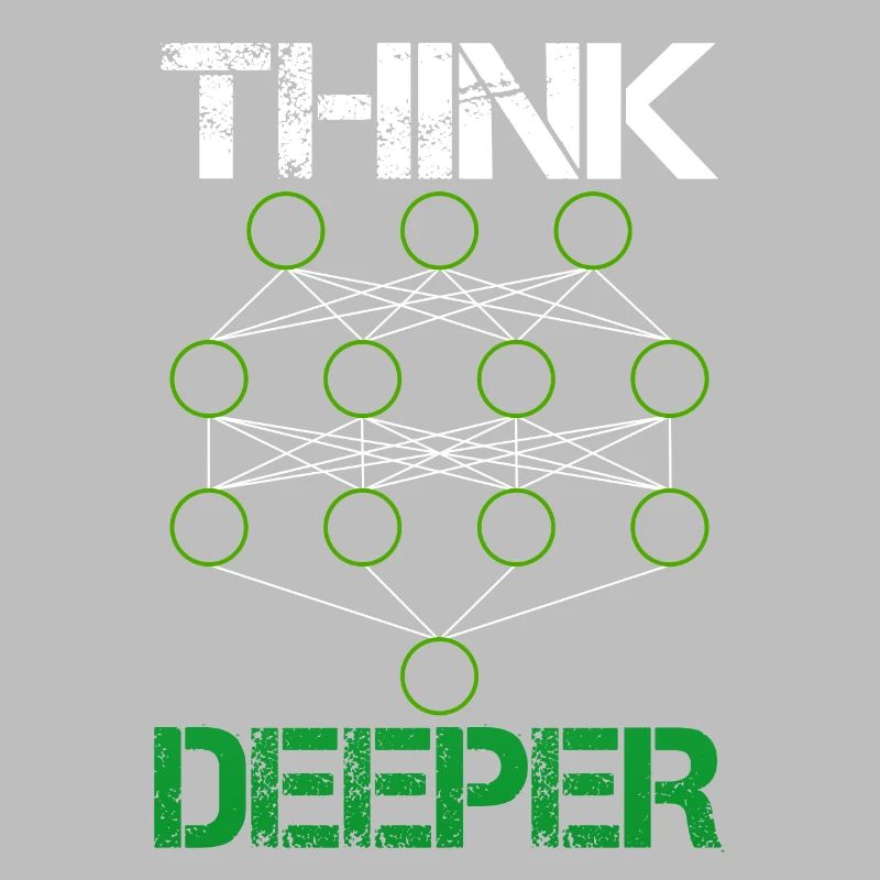 Künstliche Intelligenz think deeper Geschenk