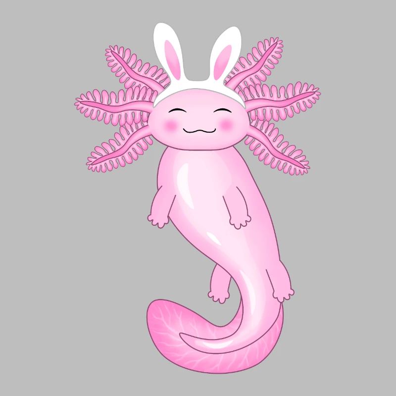 Cute Easter Axolotl