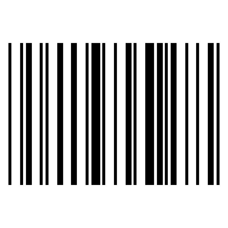 Bande de code à barres rayée
