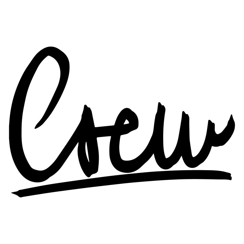 crew handwriting