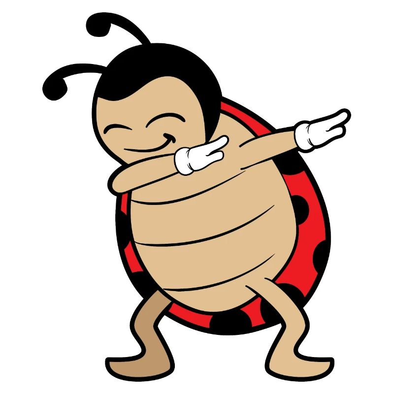 Dabbing Dab Dancing ladybug held