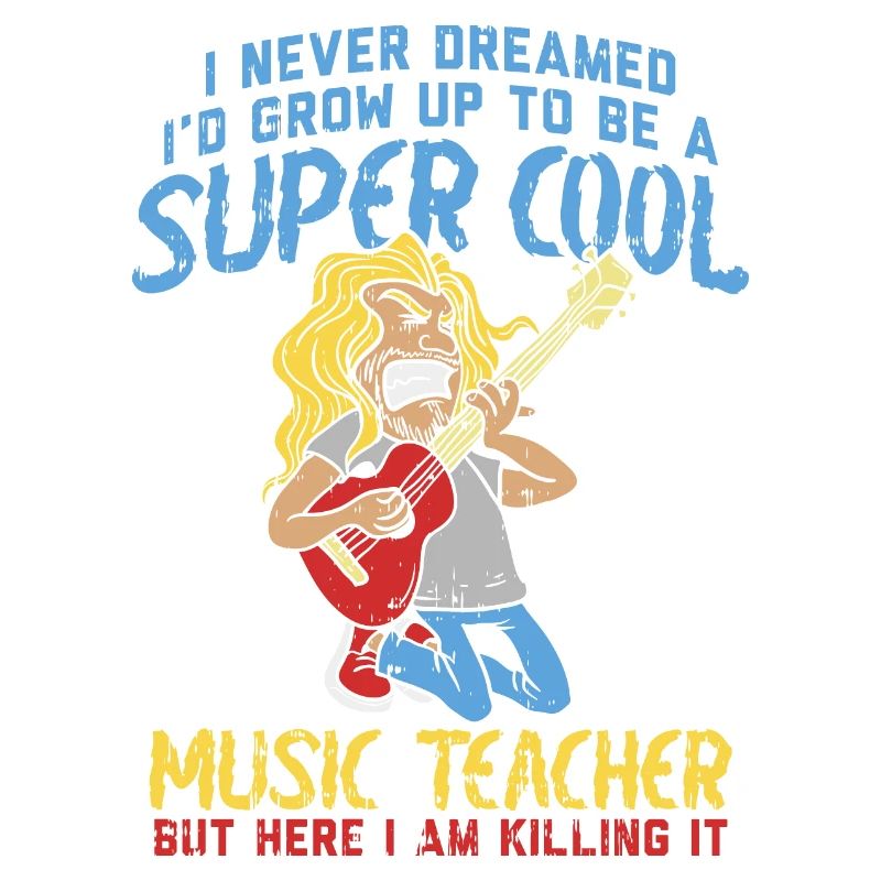 Musiklehrer Super Cool
