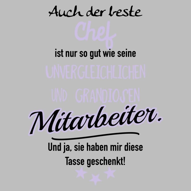 bester Chef grandiose Mitarbeiter