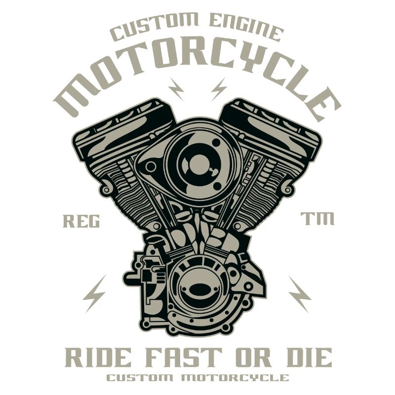 Conversion de moteur de moto Chopper Custom Engine