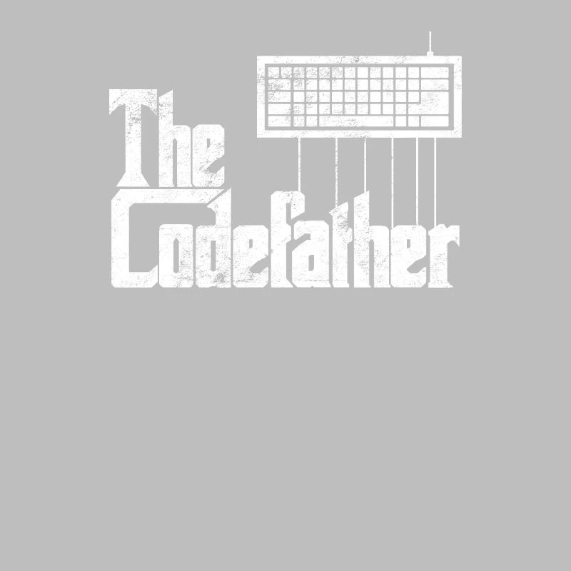 Lustiges Programmiererdesign Die Codefather-Grafik