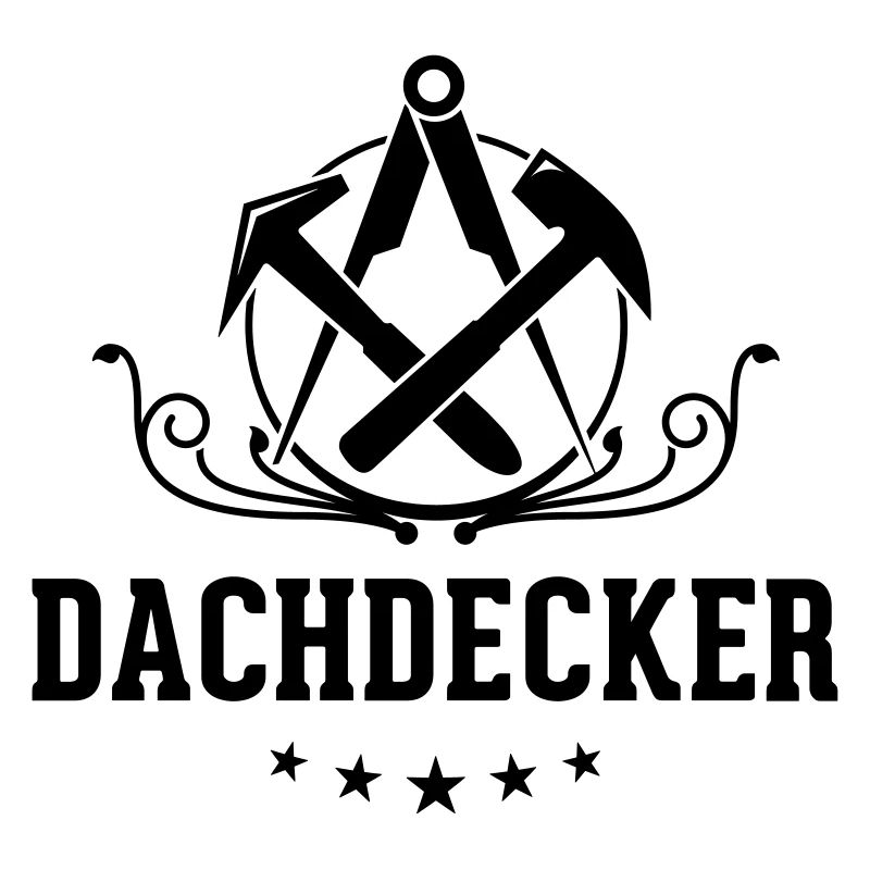 Dachdecker Schriftzug, Zunftzeichen