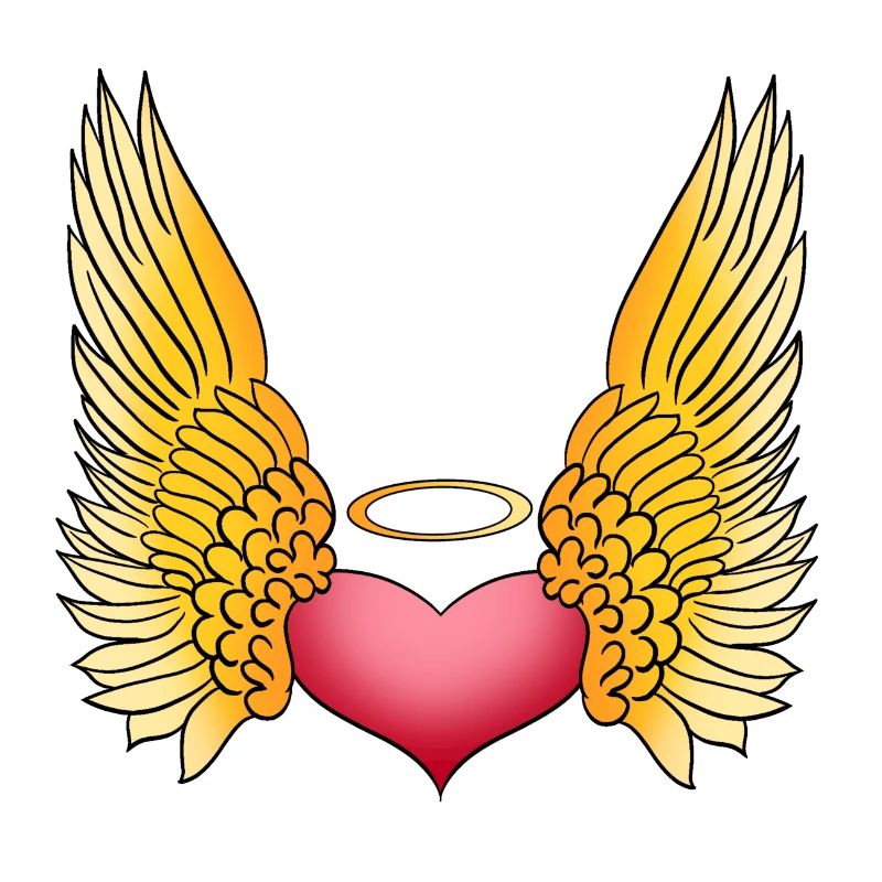 Himmlische Liebe | Herz | Engel | Geschenkidee