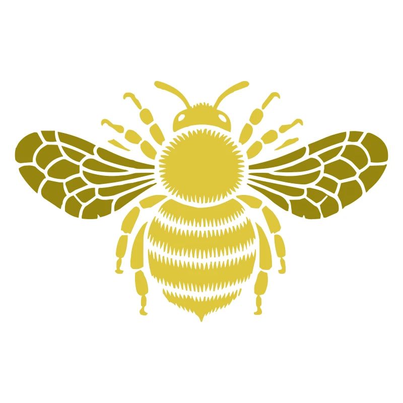 Golden Bee Pattern