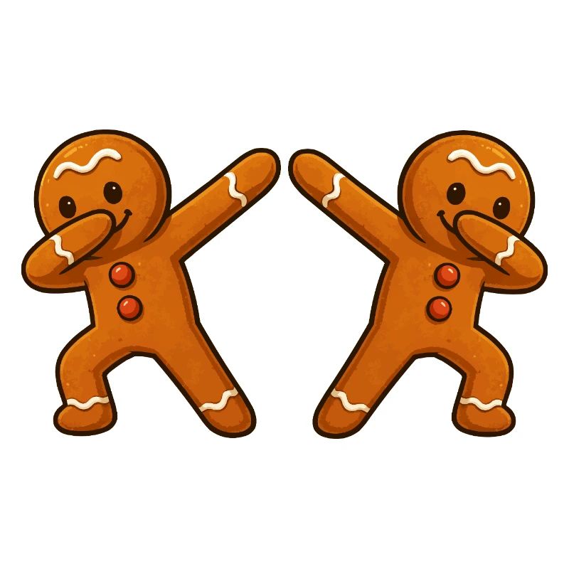 Gingerbread Man Dabbing 2
