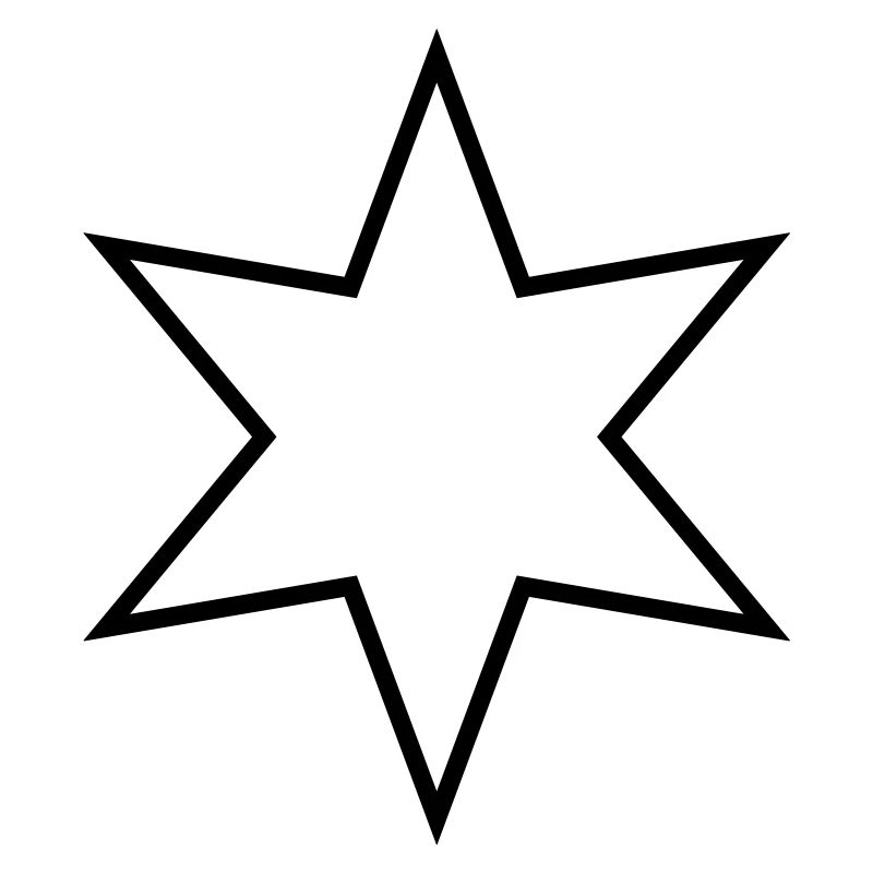 Six-pointed star - six-pointed star