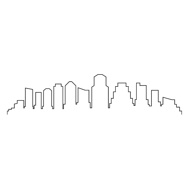 Silhouette de la skyline d’Austin