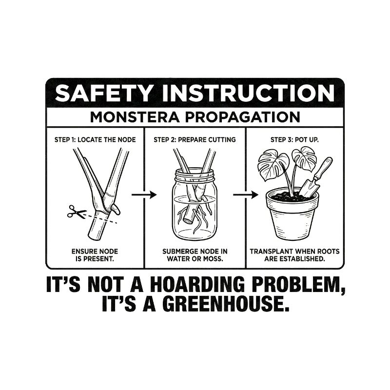 Guide de propagation de la monstera : c’est une serre, pas