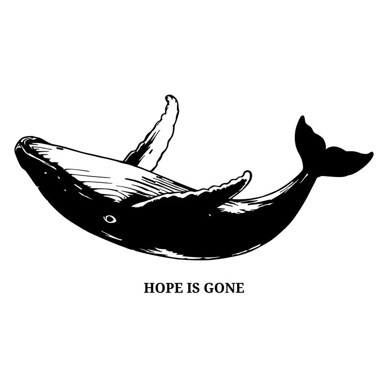 Hope is gone - black
