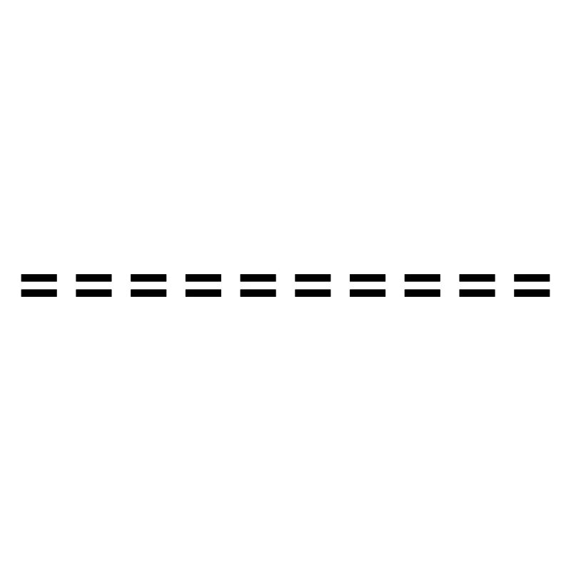 Line dashed symbol stroke