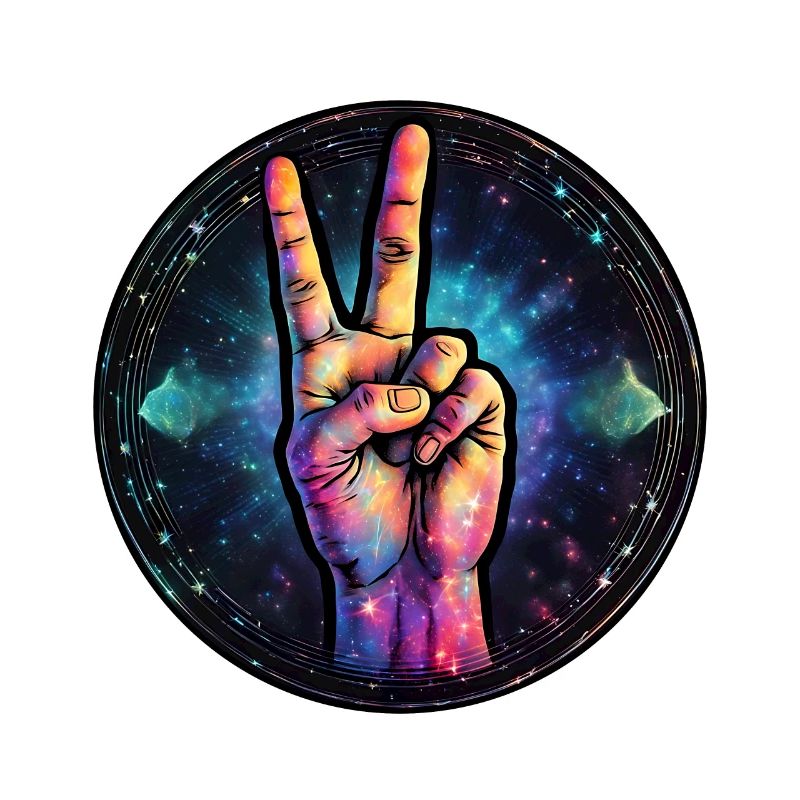Cosmic Peace Gesture