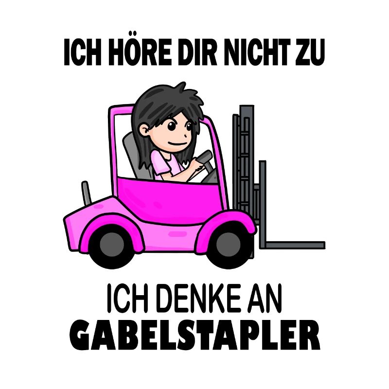 Staplerfahrerin Gabelstapler Lager Logistik Damen