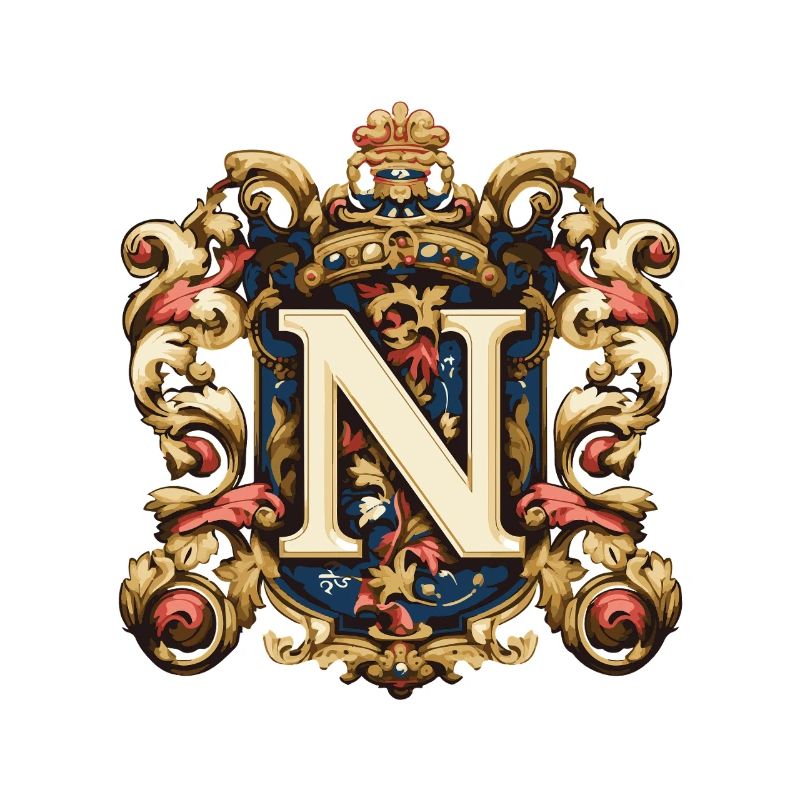 N Letter Name Crown