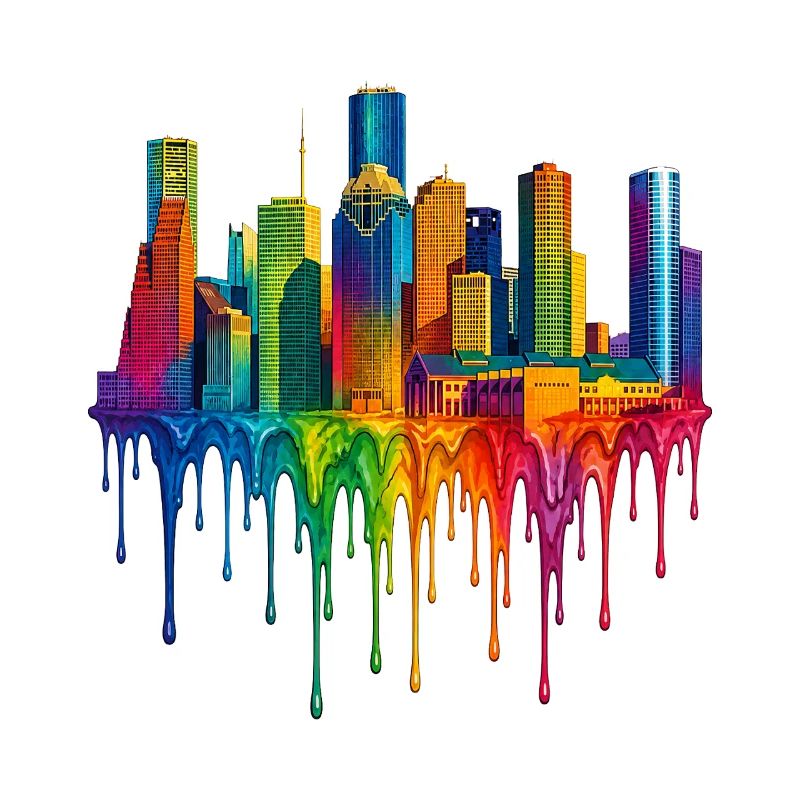 Houston, Texas – Dripping Paint